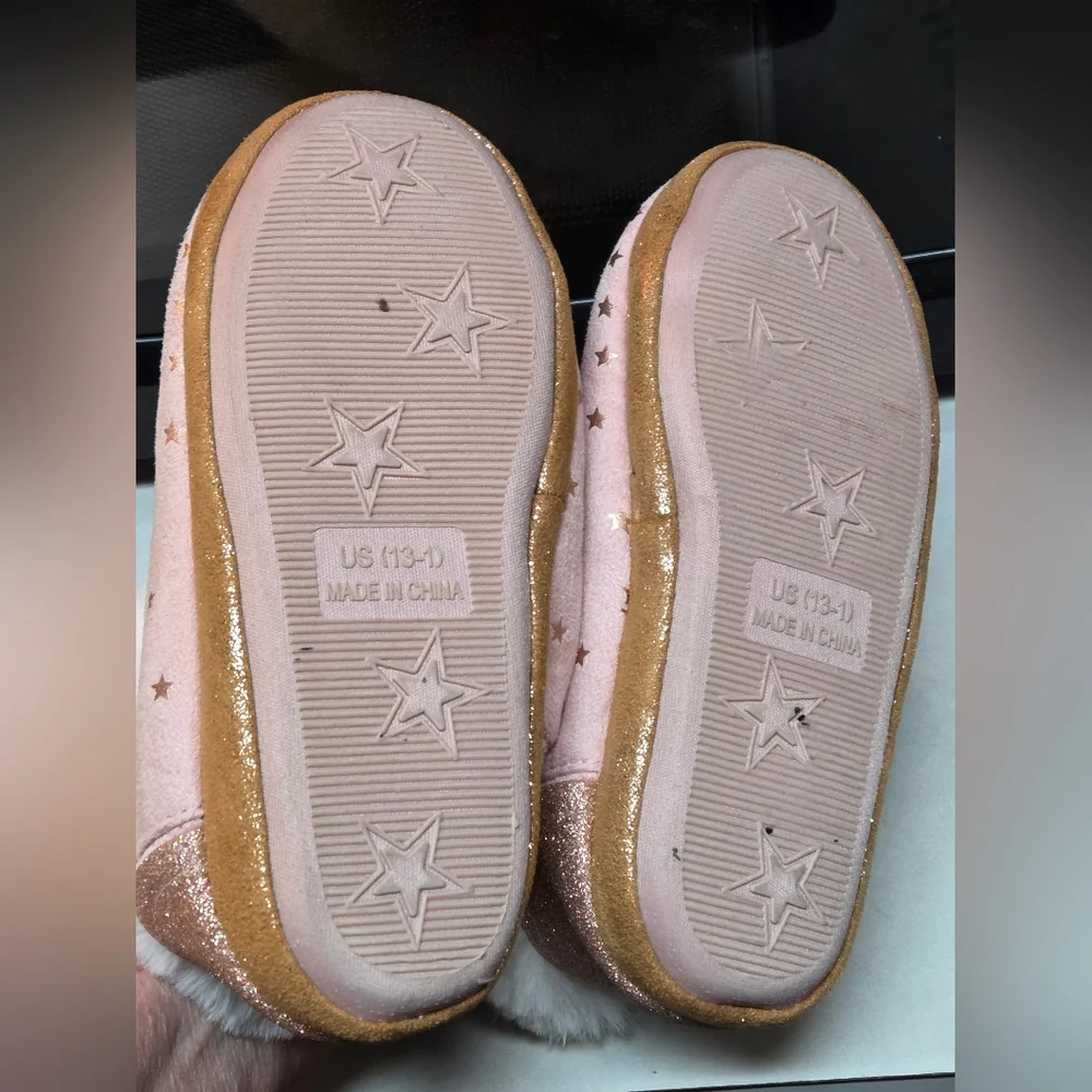 Girls Pink Juicy By Juicy Couture Tulare Slipper Booties Size 13-1